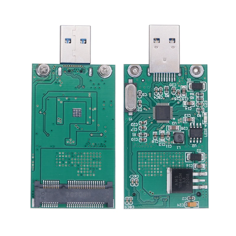 Msata Adaptador Usb Msata Ssd Adaptador Conversor de Cartão Msata para Usb 3.0 Placa de Riser 6g Mini M-sata Ssd Case para 512gb 1tb M-sata Ssd