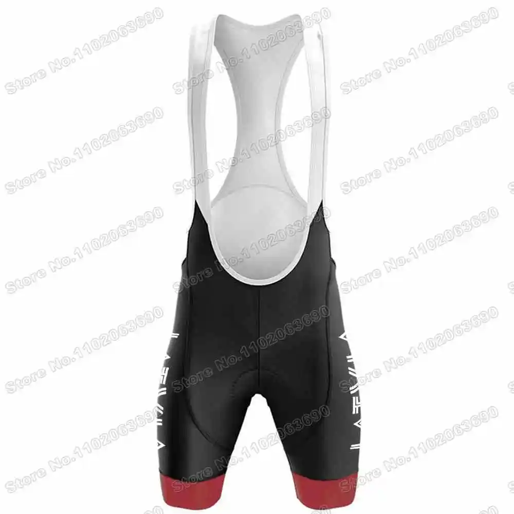 Cycling Jersey Set Men Road Bike Shirts Suit Bicycle Bib Shorts Latvijas Republika