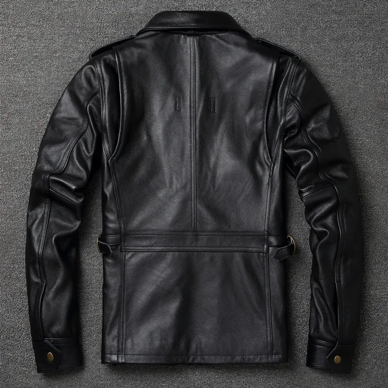 Men Leather Jacket M65 Hunting Jacket