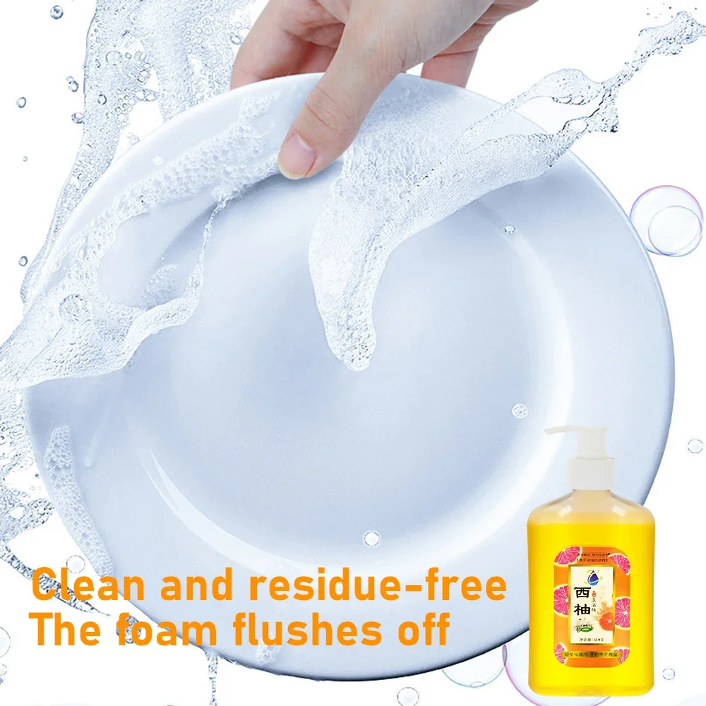 Dish Soap Squeeze Dishwashing Liquid Non-Scratch Sponges for Dishes Original Scent Degreasing