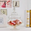European-style Transparent Glass Candy Jar Household Glass Cover Storage Jar Home Decoration Accessories Desktop Ornaments 5