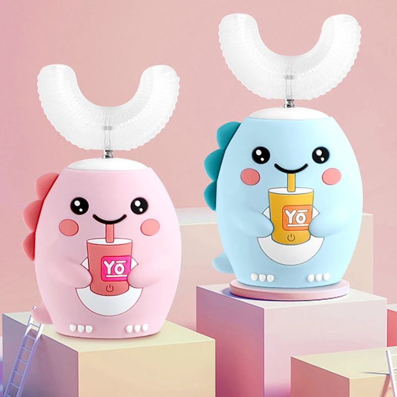 فرشاة أسنان كهربائية للأطفال 360° على شكل U