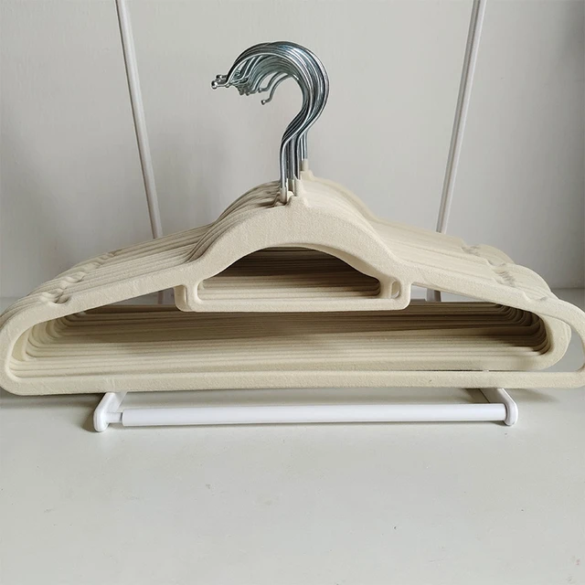 Non Slip Velvet Clothing Hangers, 50 Pack, Gray - AliExpress