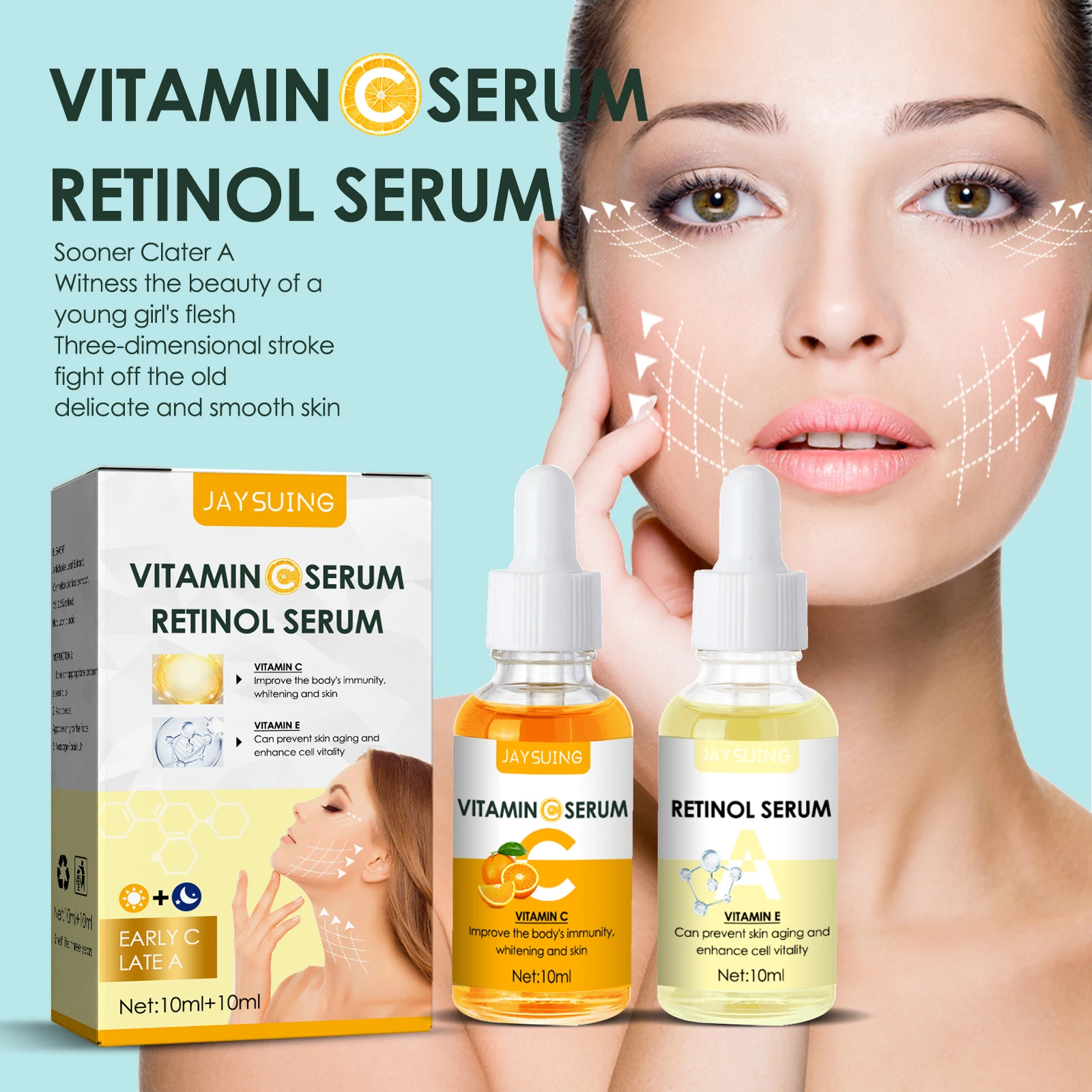Vitamin C Retinol Serum Set 1