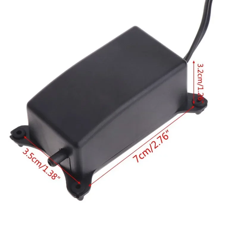 2W Silent Aquarium Air Pump Fish Tank Oxygen Pump Noiseless Oxygen Increasing with EU Plug 220-240V