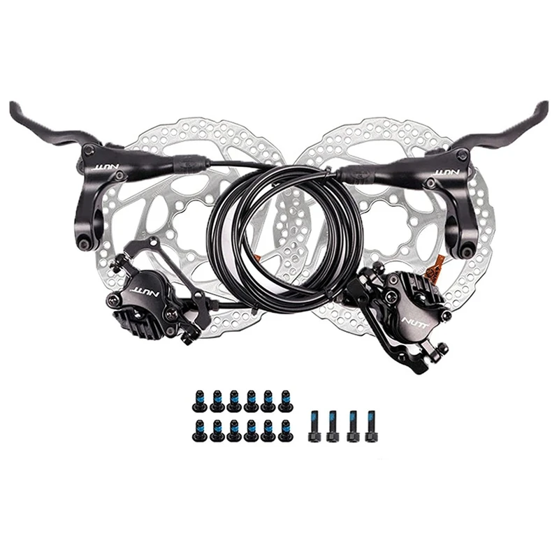 NUTT Bike Disc Brake Kit,with A1 Cooling Disc Oil Brake,Bicycle Brake