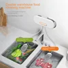 Food Washing Machine Household Meat, Fruits and Vegetables Wall Mount Desktop Convenient Cleaner Kitchen Cleaning Machine 1