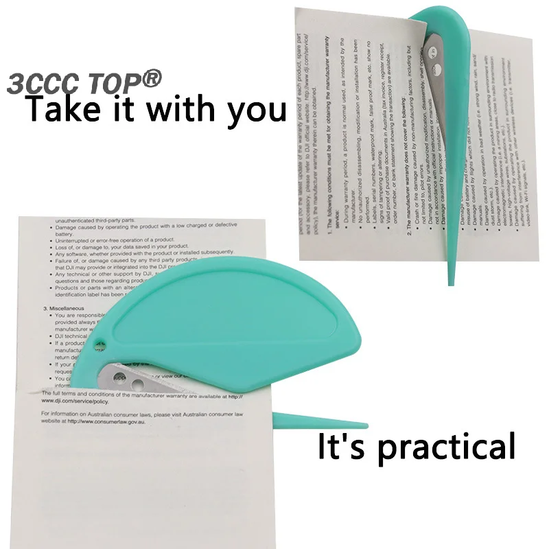 Mail Opener Utility Knife Plastic Letter Opener 1PCS