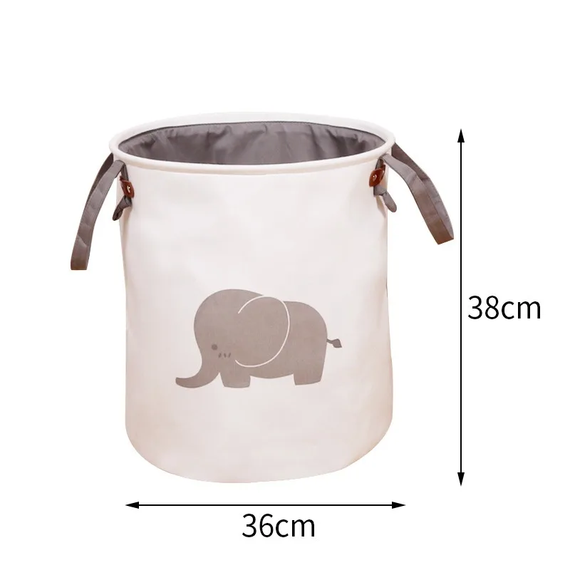 2024 Thickened toy storage bucket, fabric EVA home multi-purpose storage, dirty clothes basket, foldable dirty clothes basket 3
