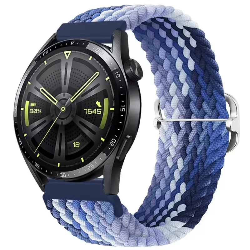 Nylon Braided Watch Strap - Durable Fabric Bracelet Wristband