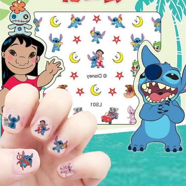 Kawaii Nail Art Adesivo para Crianças, Brinquedos Princess Beauty