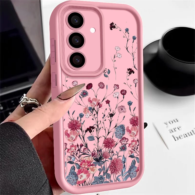 Elegant Floral Design TPU Phone Case