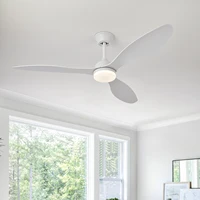 Ventilateur de plafond avec lumière, ventilateur de plafond à profil bas de 25 pouces/42 pouces/52 pouces avec télécommande, pour intérieur et extérieur couvert 3
