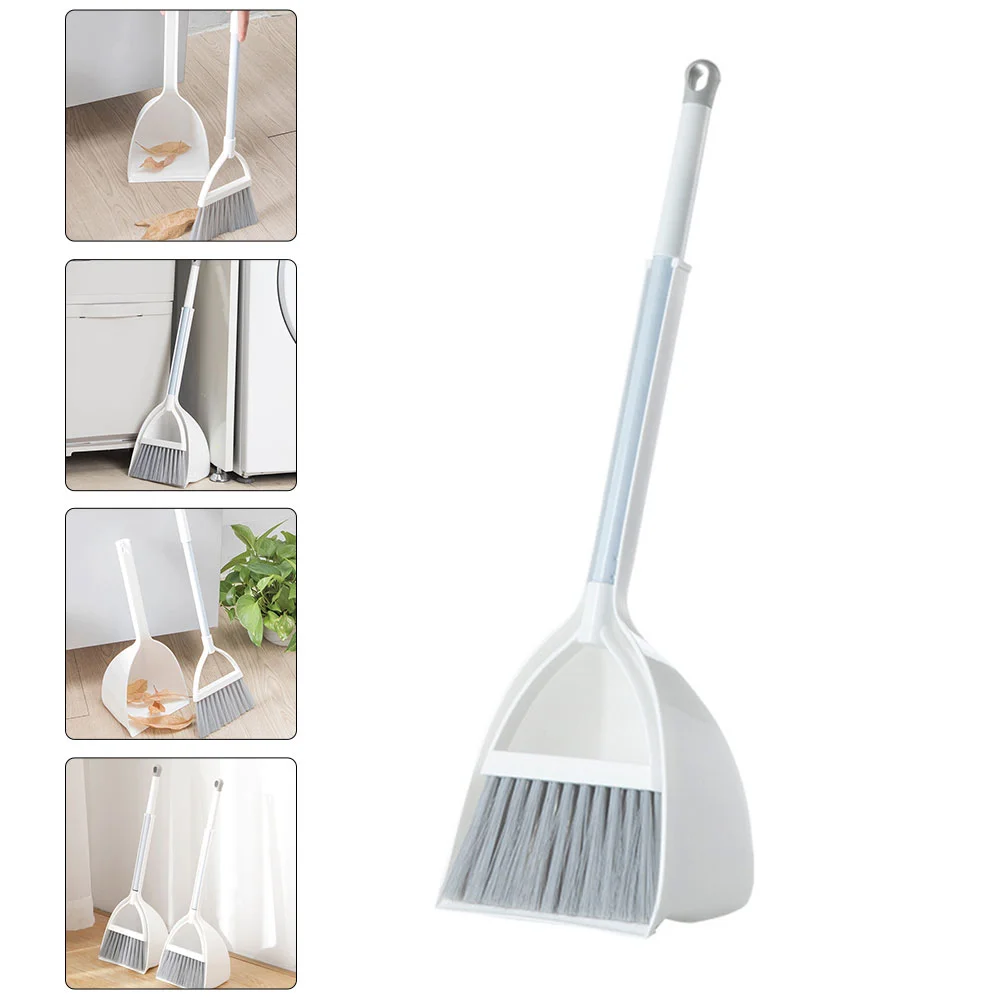 

1 Set Broom and Dustpan Housekeeping Pretend Play Set Children Cleaning Tool for Boy Girl Toddler Play Toys