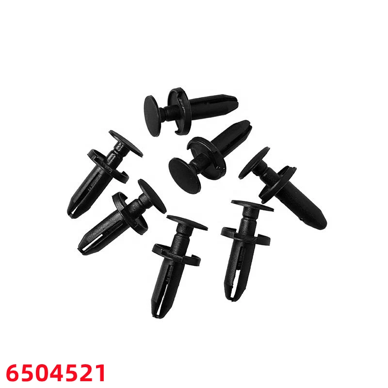 

100Pcs Automotive Push Type Car Clips Auto Plastic Clips And Fasteners 6504521 B95