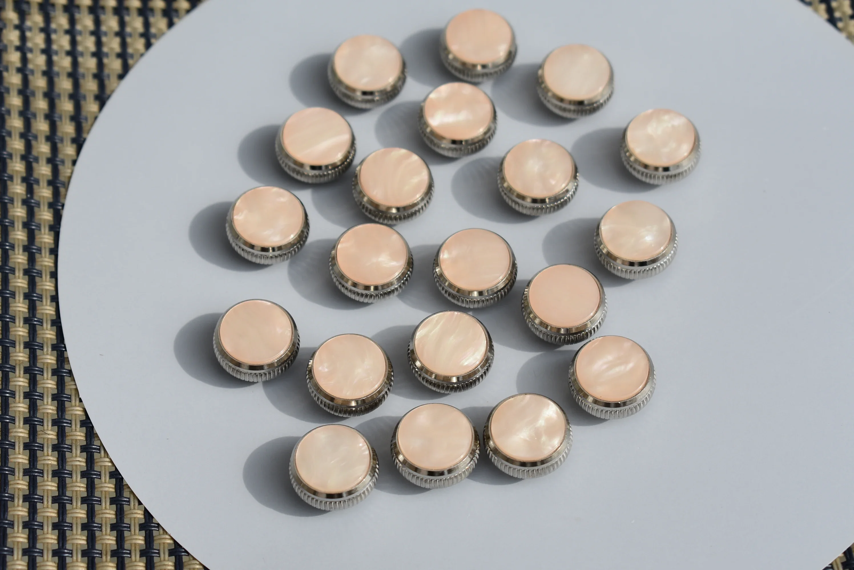 20 Pcs Trumpet Keys Musical Instrument Parts with Exquisite Buttons for Band Instrument