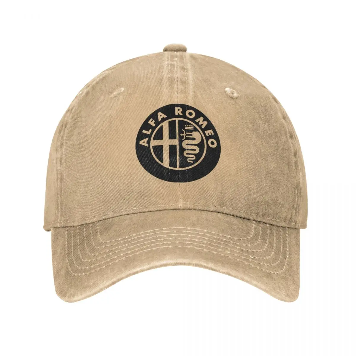 

Alfa - Romeo Baseball Cap Vintage Distressed Denim Snapback Cap Men Women Outdoor All Seasons Travel Hats Cap
