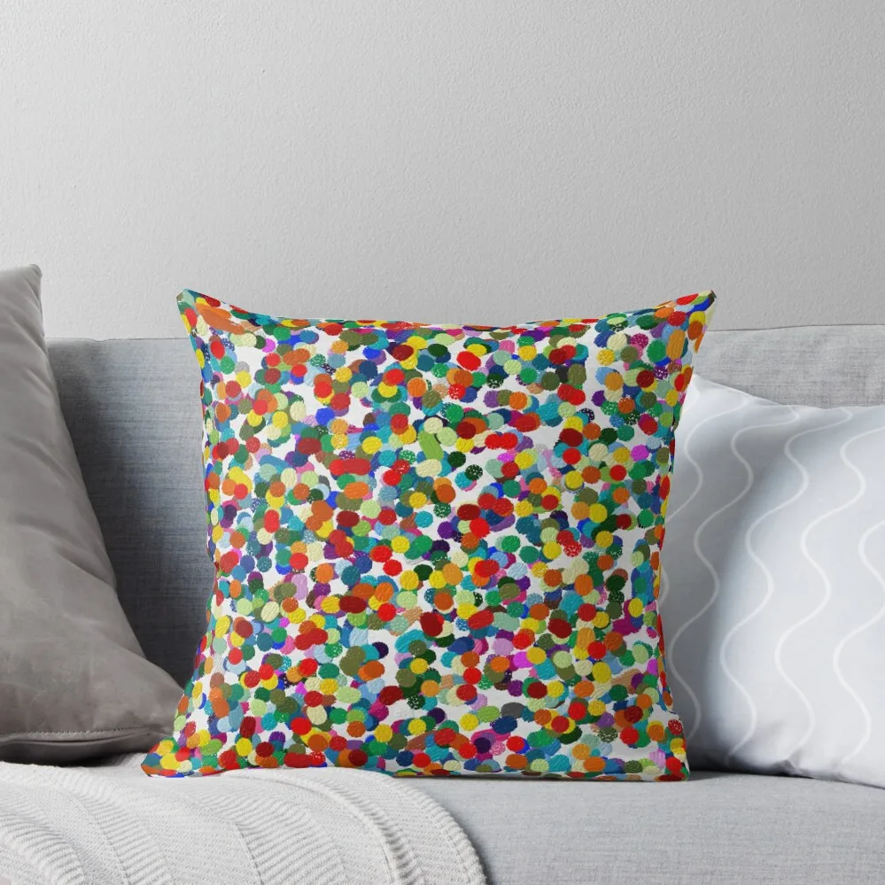 

Confetti in March Throw Pillow Sitting Cushion pillow cover luxury ornamental pillows Christmas Pillows