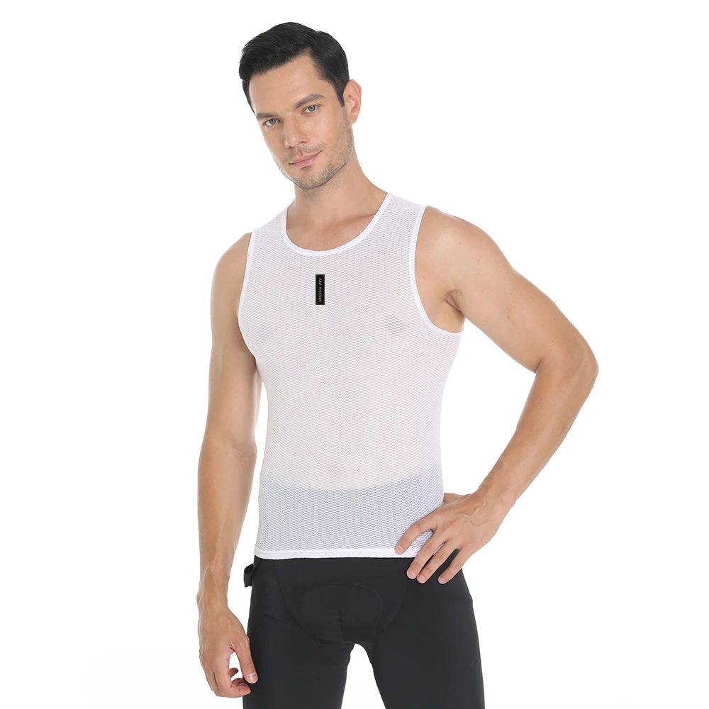 Cycling Underwear Men's Cycling Base Layer Bike Jersey Vest MTB Bicycle Mesh