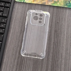 Premium Soft TPU Silicone Phone Case - Durable Protective Back Cover Shell for RugOne Xever 7 (Transparent)