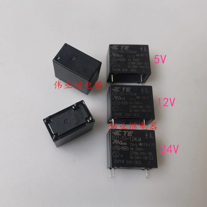 

（Brand-new）1pcs/lot 100% original genuine relay:OJT-SS-105LM 112LM 124LM 5V 12V 24V 4pins 3A