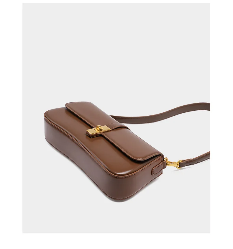Women's Single Shoulder Crossbody Bag In Cowhide Leather_voghion.com