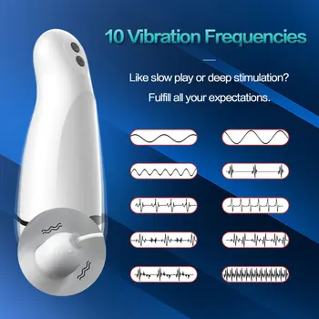 Automatic Masturbators for Men Voice Interactive Sex Machine for Men Vaginas Electric Vibrating Male Masturbator Sexshop Toys 2