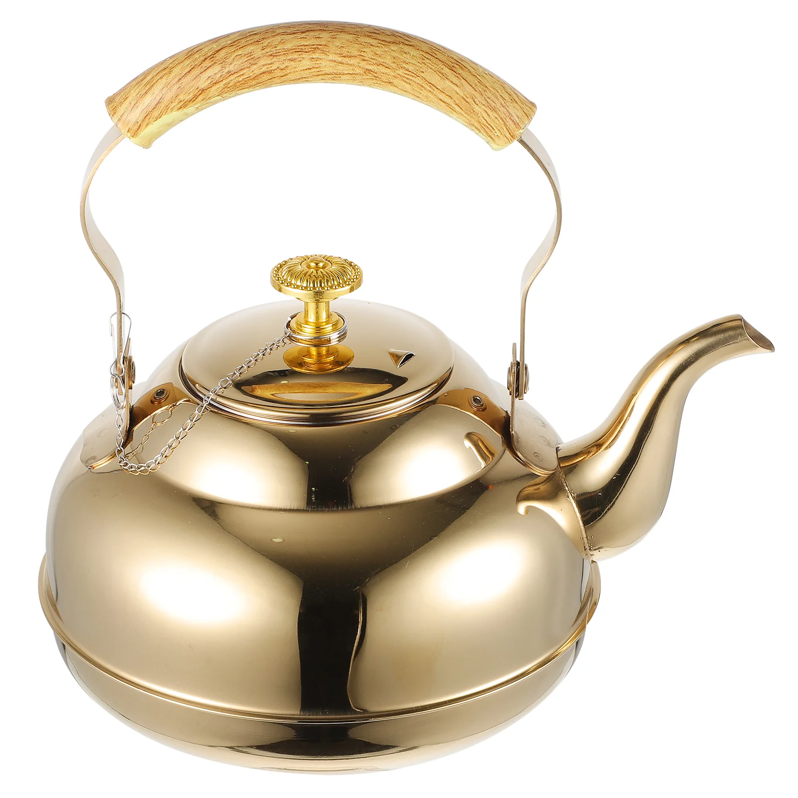 

Stainless Steel Tea Pot with Strainer Kitchen Tea Pot for Loose Tea Water Kettle