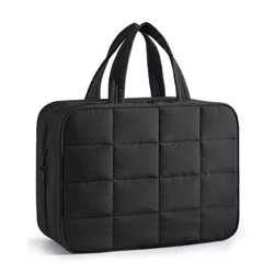 Portable Hanging Toiletry Organizer with Hook - Small size (Black)