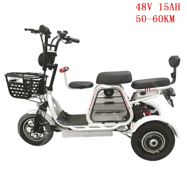 Driewieler Elektrische Scooters Volwassenen Elektrische Fietsen 12 Inch