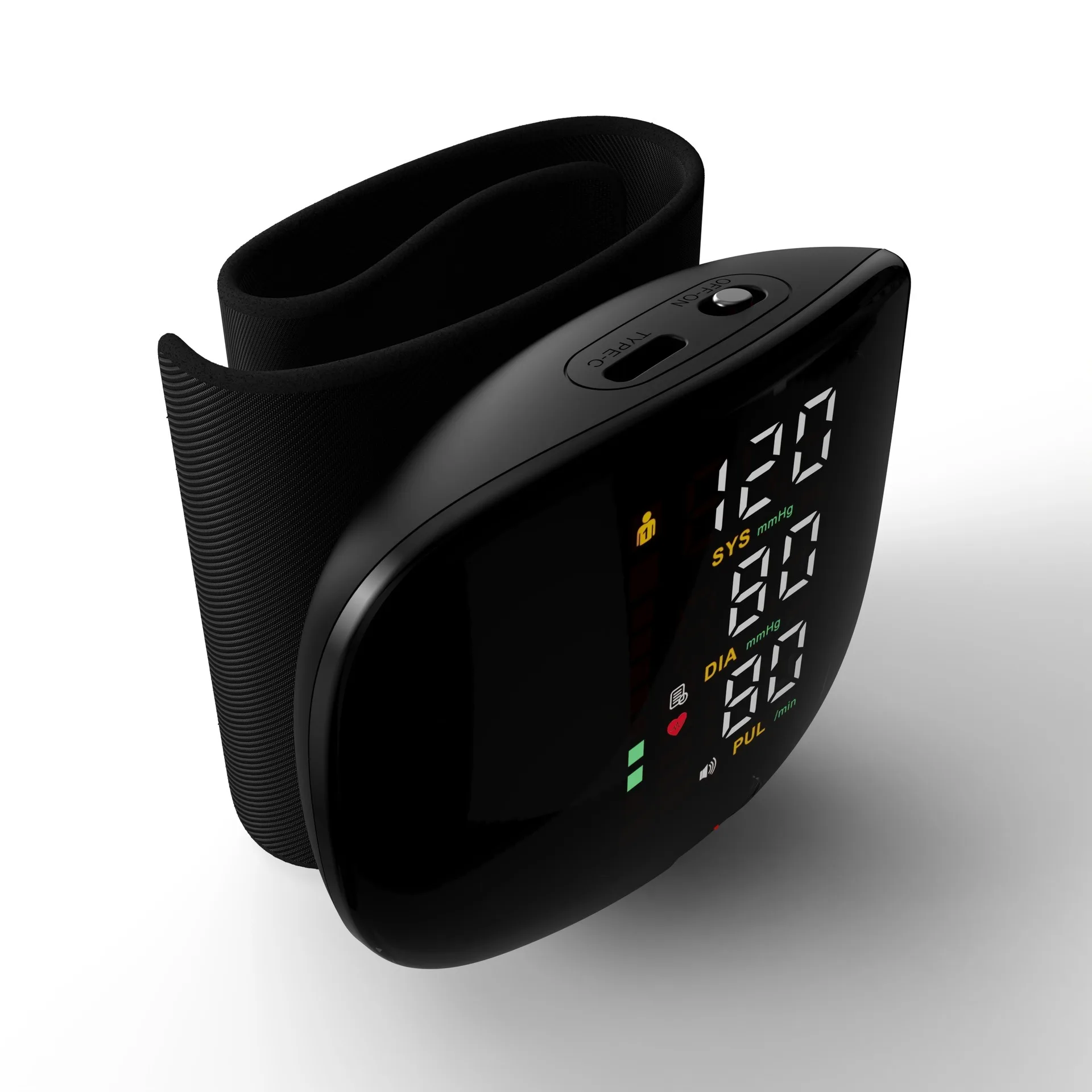 Rechargeable Touch Screen Heart Beat Rate Meter Tonometer Smart Voice Wrist Blood Pressure Monitor Health Care Supplies