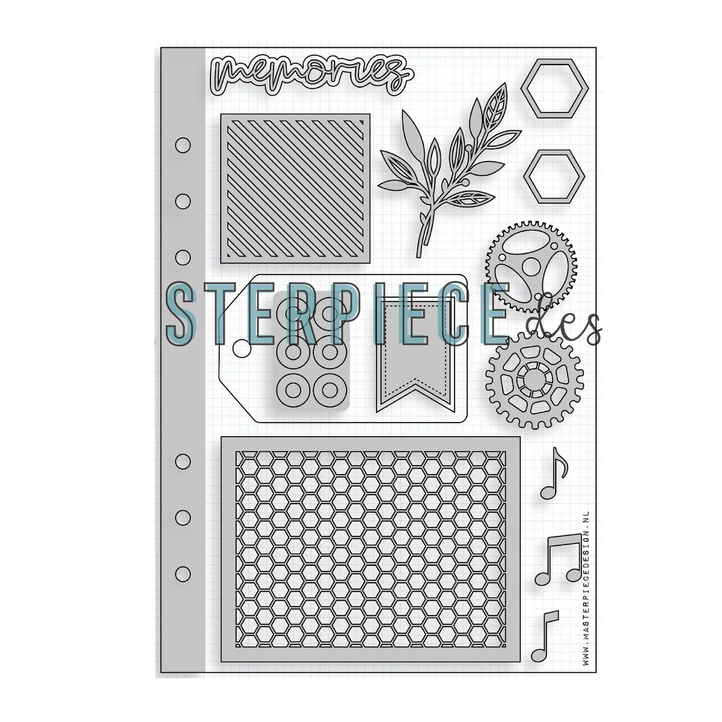 Alphabet pattern hot foil metal cutting dies for scrapbook DIY paper card album