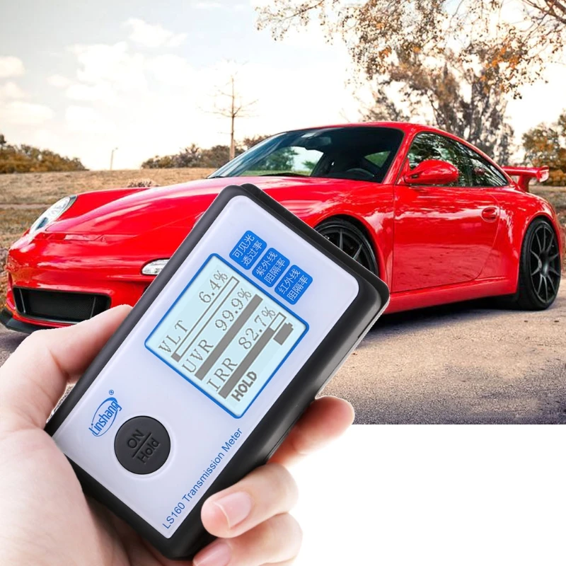 Portable Solar Film Transmission Meter Test Window Tint UV Rejection Visible Light Transmittance with Storage Drop Shipping 5