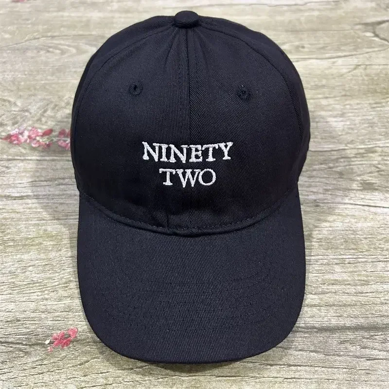Freen Sarocha Same Hat Ninety-Two 92 Cotton Embroidered Duck Tongue Baseball Hat FB Letter Soft Top Sun for Men and Women