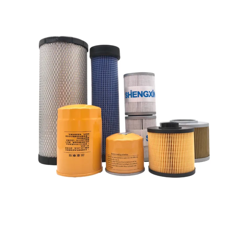

For Kobelco SK kx 70sr-1-2 engine oil filter, diesel grid air filter, hydraulic return oil inlet filter, excavator accessories