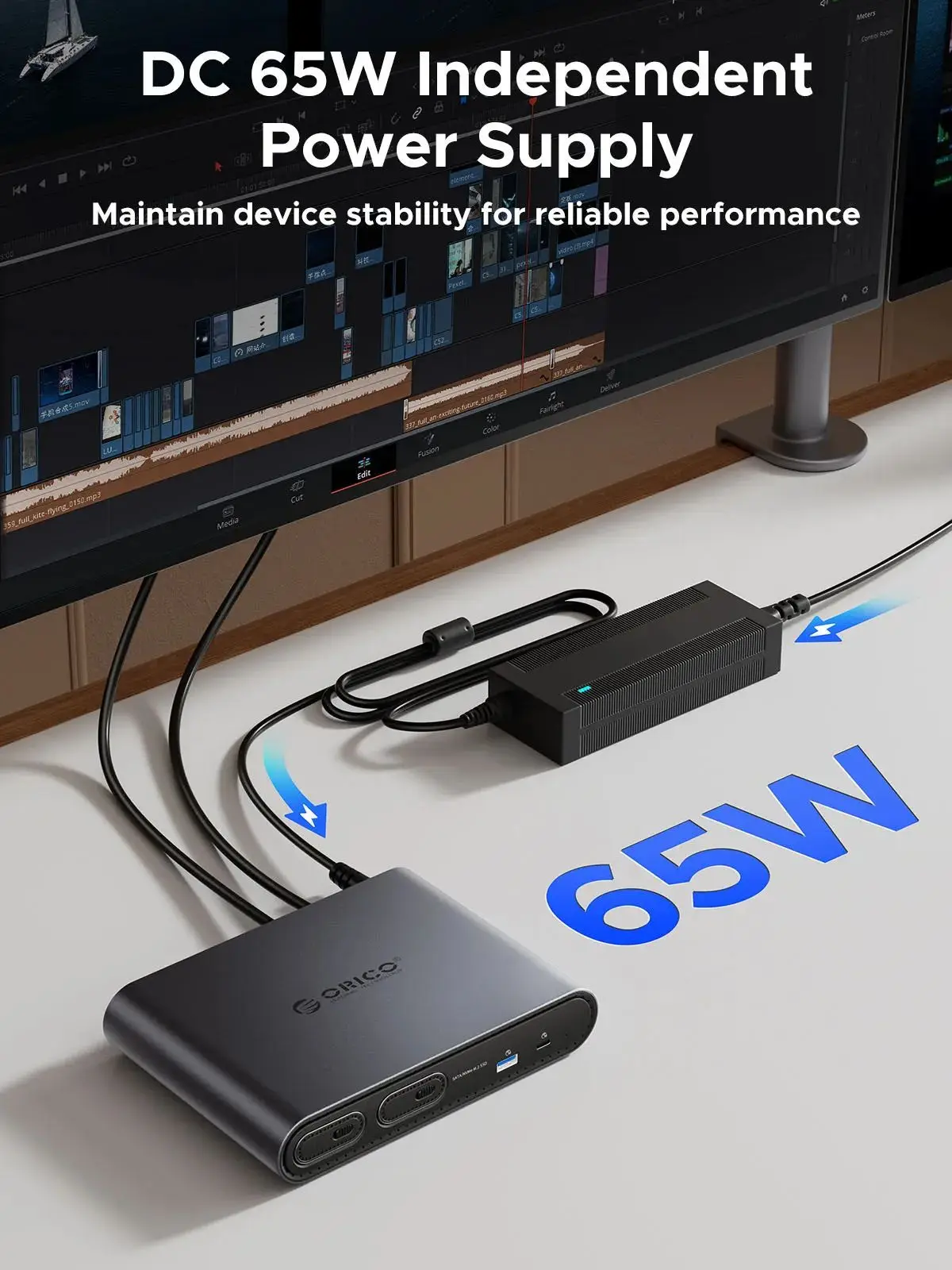 M.2 NVME SATA SSD Case Triple Display Docking Station Deck Dual 4K60Hz HDMI-com PD60W Ethernet USB3.2 10Gbps Ports external hard drive external hard drive case ssd enclosure hard drive enclosure hard disk case external hard drive box hdd case enclosure