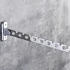 6/8/10 Holes Stainless Steel Clothes Rack Hook Foldable Clothes Hanging Rod Multi-Purpose Clothes Drying Rack for Closet Storage 4