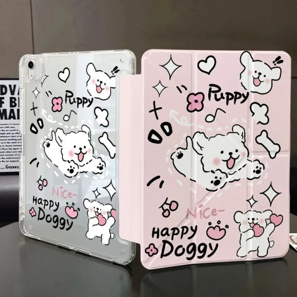 Love Dog Paw Print Foldable Tablet Case 3+Y