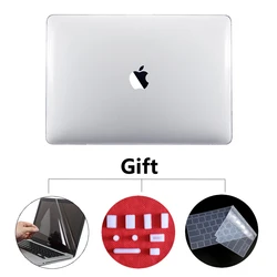 Sleek Protective Laptop Case for MacBook Pro and Air Series (Crystal Clear)