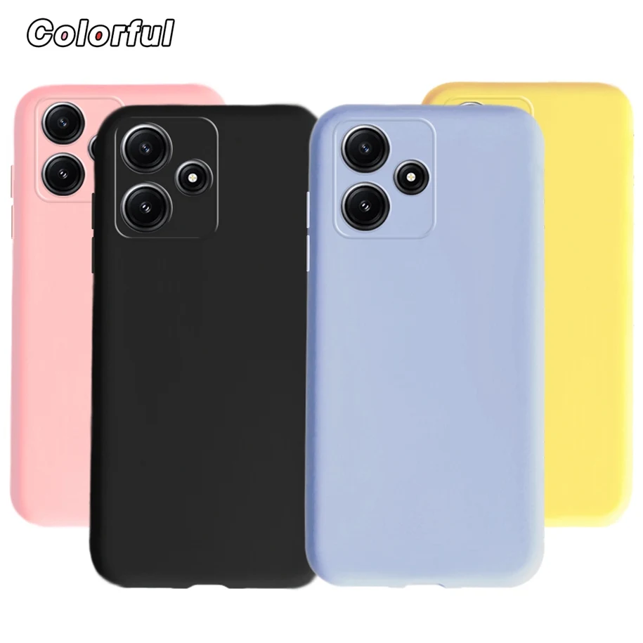 Per Xiaomi Redmi 12R Custodia 2023 Silicone Liquido Soft Capa Cover Antiurto Per Xiaomi Redmi Note 12R Pro 5G Bumper Redmi12R Funda