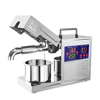 B03S 110V/220V Household Oil Press Intelligent Stainless Steel Oil Extractor Small Stainless Steel Sunflower Oil 820W 2