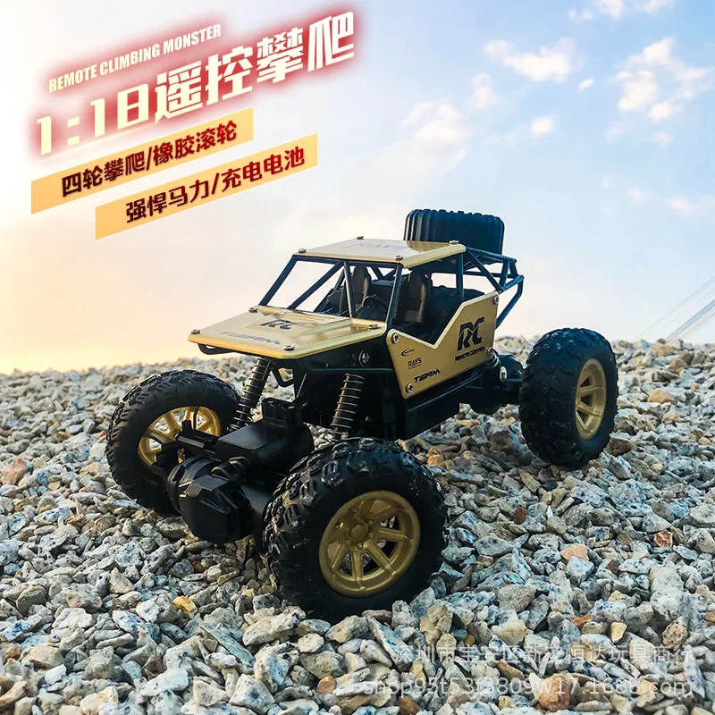 

Полноприводный Радиоуправляемый грузовик с Usb-зарядкой, масштаб 1:18, игрушечный Радиоуправляемый автомобиль из сплава, Радиоуправляемый автомобиль с дистанционным управлением для скалолазания, детский автомобиль для скалолазания