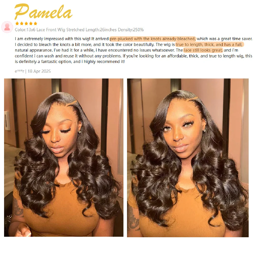 Double Drawn Loose Deep Wave Human Hair Wig 250 Density 13X6 HD Lace Frontal Glueless Wigs Human Hair Ready To Wear