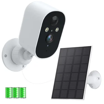 XVIM 1080P Security Cameras Wireless Outdoor 2K Solar Battery Powered WiFi Security Camera,2-Way Audio,Waterproof,Night Vision 1