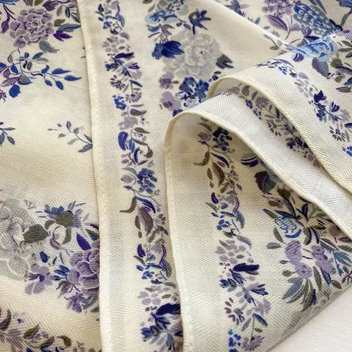 70cm New Fashion Square Scarf Women Floral Print Design Bandanas Lady Scarves Headband Handkerchief Hair Luxury Brand Hijab - Image 4