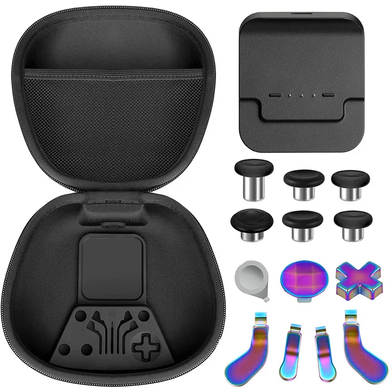 Ultimate Accessory Kit for Xbox Elite Series 2 Controller - Carrying Case, Charging Dock, Paddles, D-Pads, and Thumbsticks