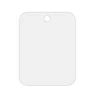 Acrylic Anti Fog Mirror Shower Shaving Fogless Mirror Washroom Travel Accessories For Women Makeup Man Shaving Bathroom Tools 2