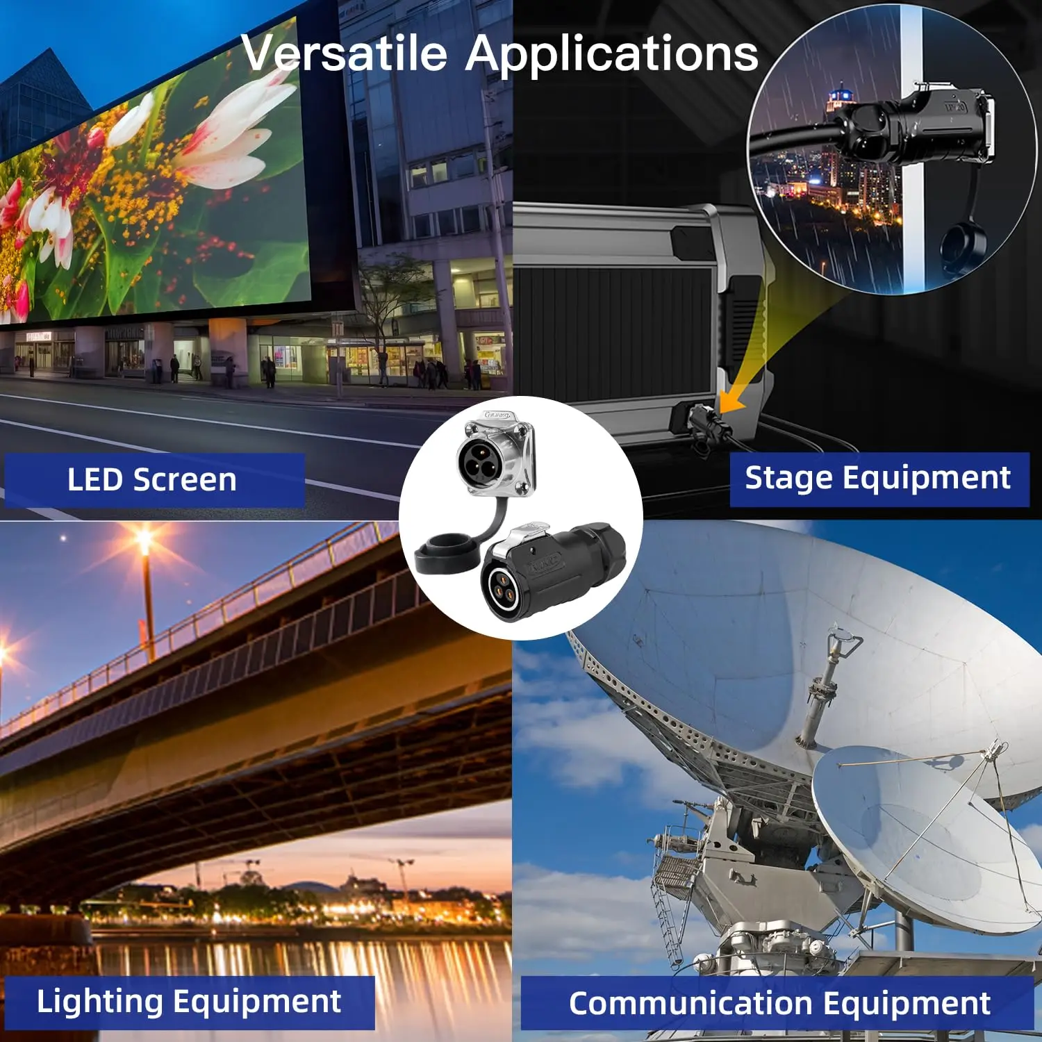 Connettore Industriale SP21 8 Pin – Impermeabile IP68, Per LED E Impianti Elettrici - Foto 13