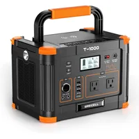 Portable Power Station 1000W, 999Wh Solar Generator, PD 60W Fast Charging Backup Lithium Battery Pack Power Supply 1