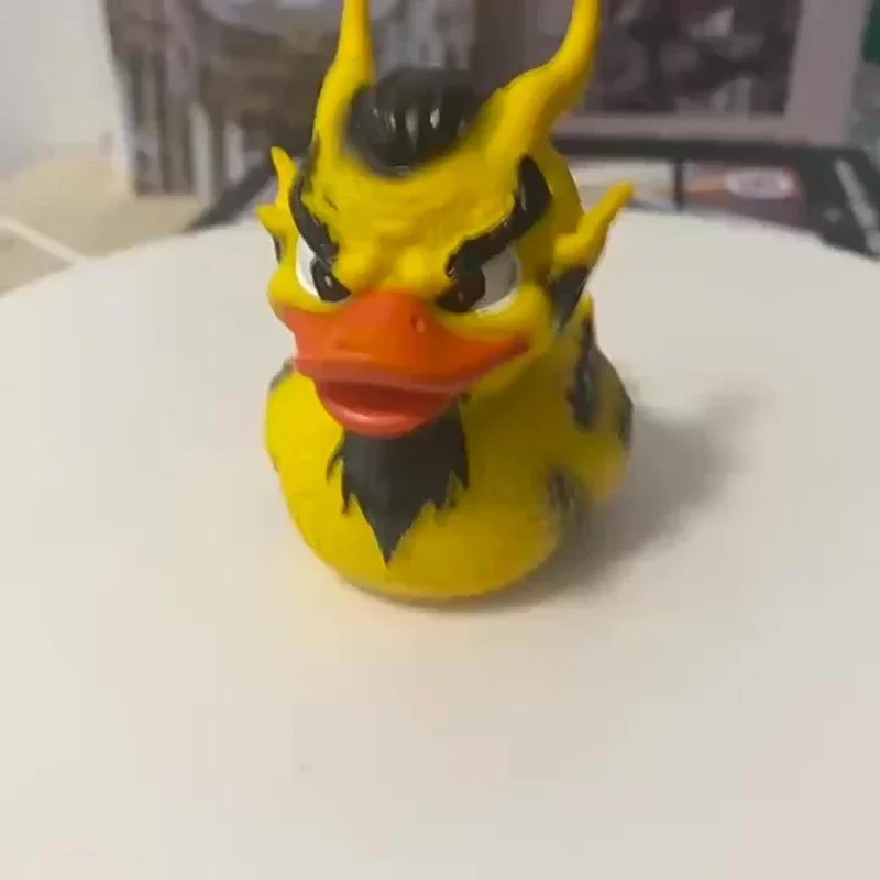 Duck Statue Gothic Sculpture Punk Animal Figurine Resin Desk Decoration Collectible Figurines Satan Duck Tabletop Ornaments miniature figurines resin ornaments resin crafts miniature duck figurines